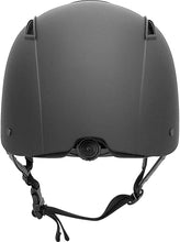 Load image into Gallery viewer, IRH Horseback Riding Safety Ergonomic Washable Rear Side Ventilation Equestrian Equi-Pro Helmet (Small / Medium - Matte Black)
