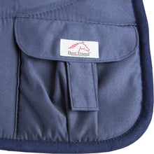 Load image into Gallery viewer, Best Friend Western Style Bareback Saddle Pad (Navy)
